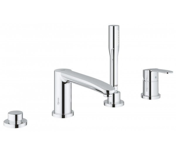 Смеситель для ванны GROHE Eurostyle Cosmopolitan на 4 отверстия, на край ванны, хром 