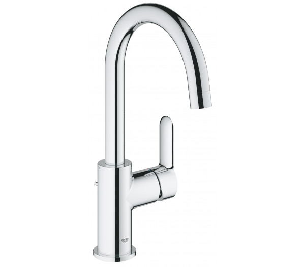 Смеситель для раковины GROHE BauEdge с донным клапаном, L-Size, хром (23093000)