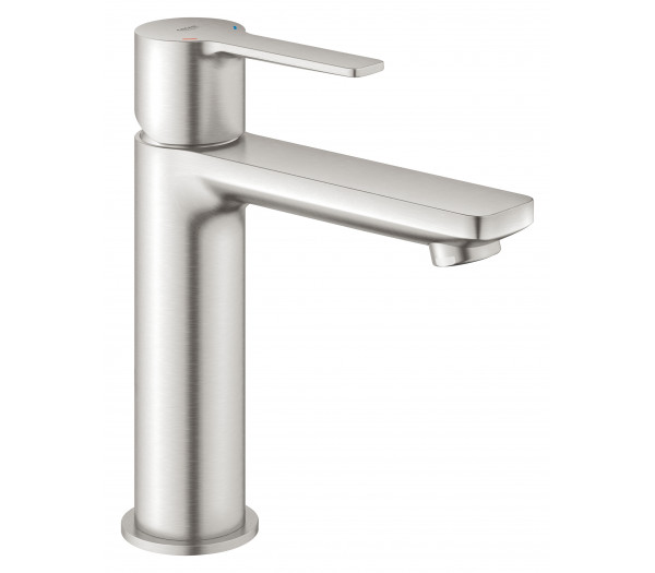 Смеситель для раковины GROHE Lineare с донным клапаном, суперсталь 