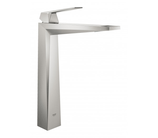 Смеситель для раковины GROHE Allure Brilliant, XL-Size, гладкий корпус, суперсталь 