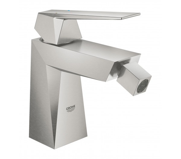 Смеситель для биде GROHE Allure Brilliant с донным клапаном, суперсталь 