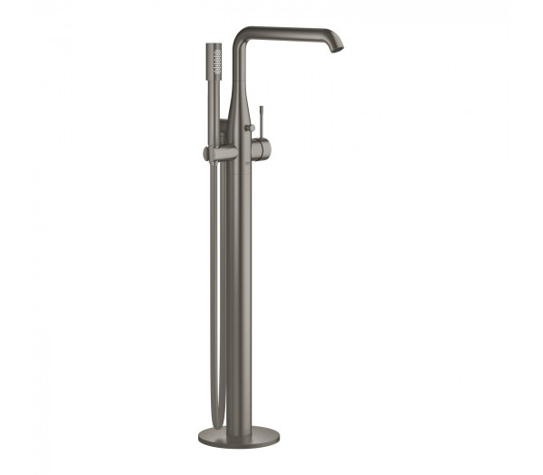 Внешняя часть смесителя для ванны GROHE Essence напольного монтажа, темный графит матовый 