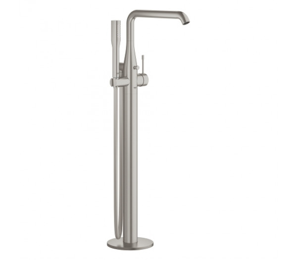 Внешняя часть смесителя для ванны GROHE Essence напольного монтажа, суперсталь 
