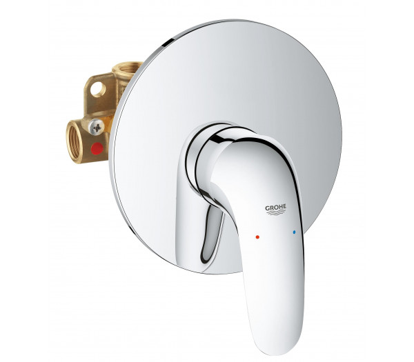 Смеситель для душа GROHE Eurostyle скрытого монтажа, в комплекте с монтажной частью, хром 