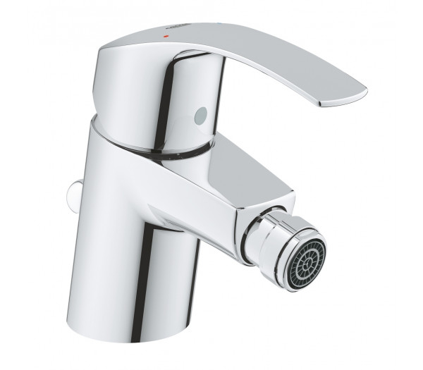 Смеситель для биде GROHE Eurosmart с донным клапаном, хром 
