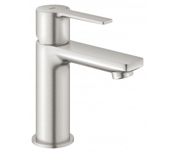 Смеситель для раковины GROHE Lineare с донным клапаном, суперсталь 