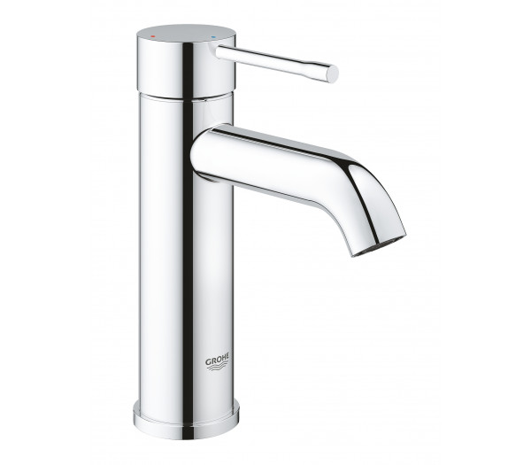 Смеситель для раковины GROHE Essence с нажимным донным клапаном, S-Size, хром 