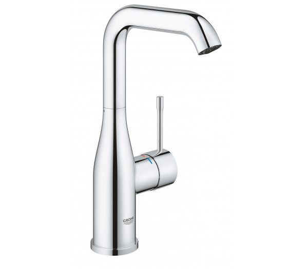 Смеситель для раковины GROHE Essence с нажимным донным клапаном, L-Size, хром 