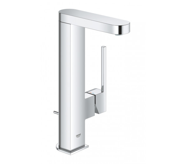 Смеситель для раковины GROHE Plus с донным клапаном и вытяжным изливом, L-Size, хром 