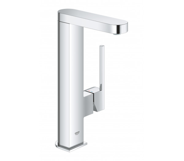 Смеситель для раковины GROHE Plus с нажимным донным клапаном и вытяжным изливом, L-Size, хром 