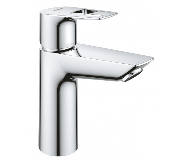 Смеситель для раковины GROHE BauLoop с нажимным донным клапаном, M-Size, хром 