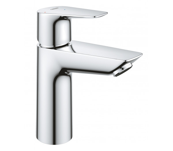 Смеситель для раковины GROHE BauEdge с нажимным донным клапаном, M-Size, хром 