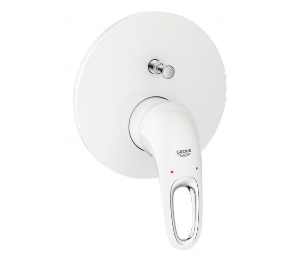 Внешняя часть смесителя для ванны GROHE Eurostyle, белая луна 