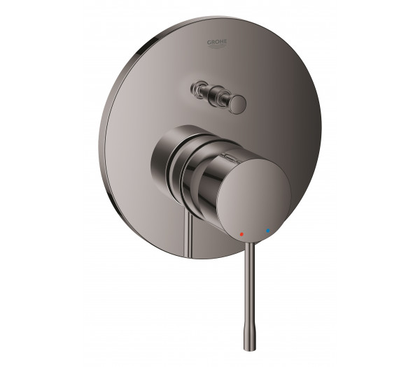 Внешняя часть смесителя для ванны GROHE Essence на 2 потребителя, темный графит глянец (24058A01)