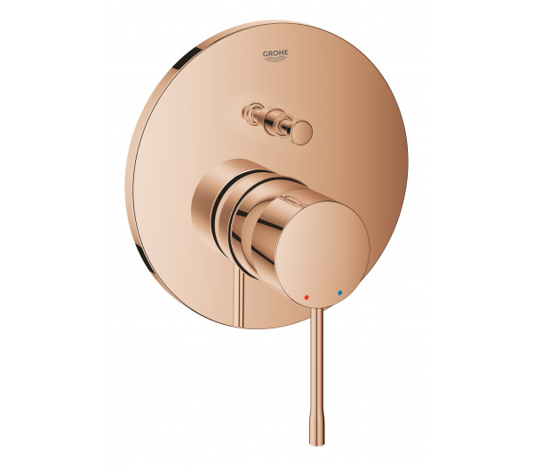 Внешняя часть смесителя для ванны GROHE Essence на 2 потребителя, теплый закат глянец 