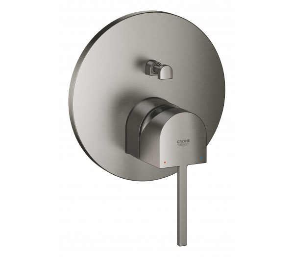 Внешняя часть смесителя для ванны GROHE Plus, темный графит матовый (24060AL3)