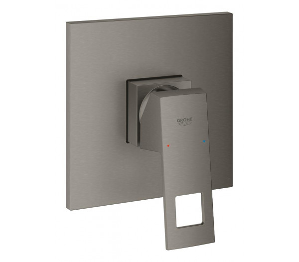 Внешняя часть смесителя для душа GROHE Eurocube, темный графит матовый 