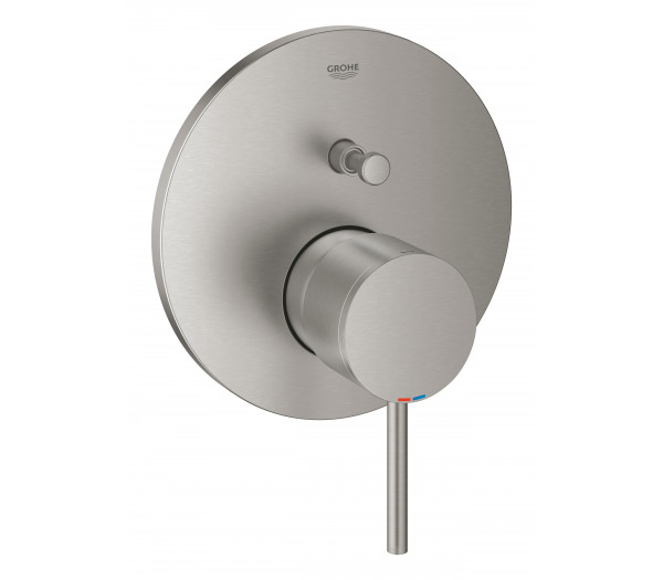 Внешняя часть смесителя для ванны GROHE Atrio на 2 потребителя, суперсталь 