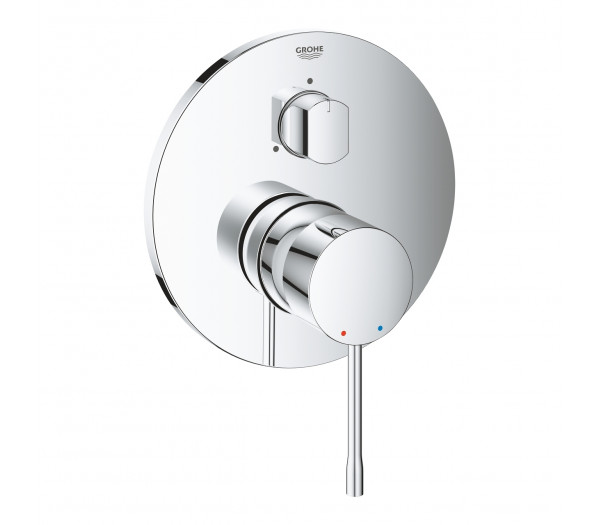 Внешняя часть смесителя для ванны GROHE Essence с переключателем на 3 положения, хром 