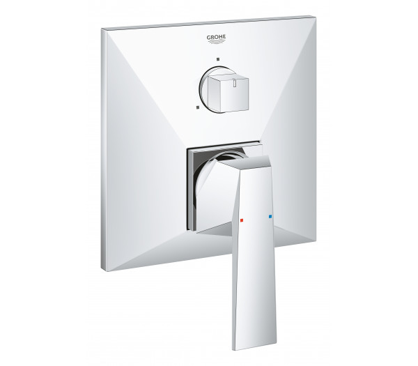 Внешняя часть смесителя для ванны GROHE Allure Brilliant с переключателем на 3 положения, хром (24099000)