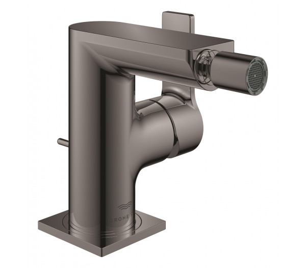 Смеситель для биде GROHE Allure с донным клапаном, темный графит глянец 