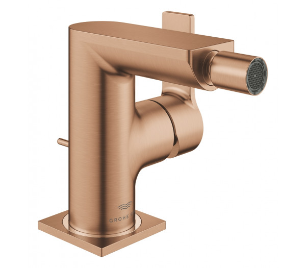 Смеситель для биде GROHE Allure с донным клапаном, теплый закат матовый 