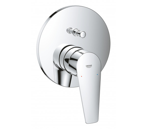 Внешняя часть смесителя для ванны GROHE BauEdge, хром 