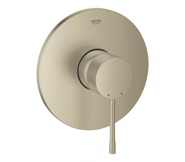 Внешняя часть смесителя для душа GROHE Essence скрытого монтажа, круглая, никель матовый 