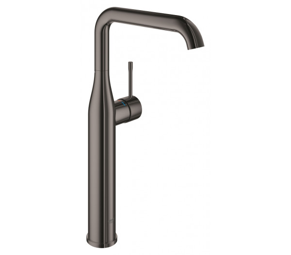 Смеситель для раковины GROHE Essence без донного клапана, XL-Size, темный графит глянец 