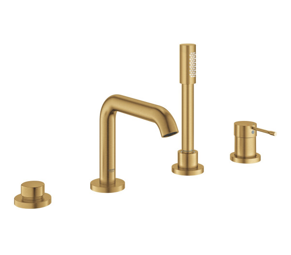 Смеситель для ванны GROHE Essence на 4 отверстия, на край ванны, холодный рассвет матовый 