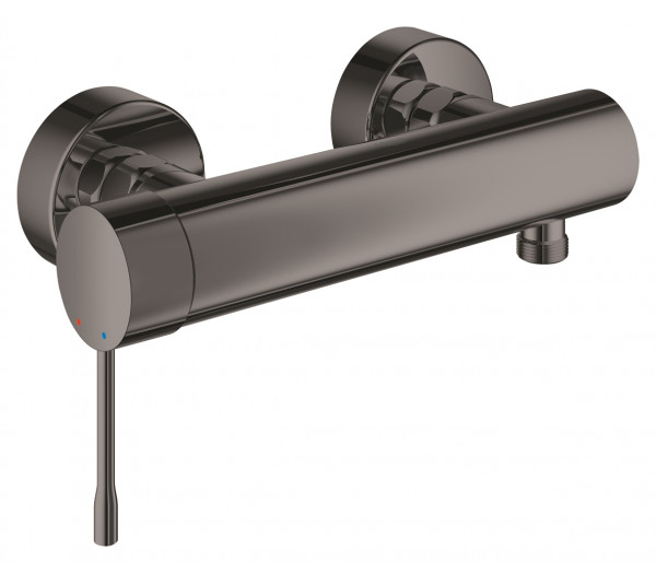 Смеситель для душа GROHE Essence внешнего монтажа, темный графит глянец 
