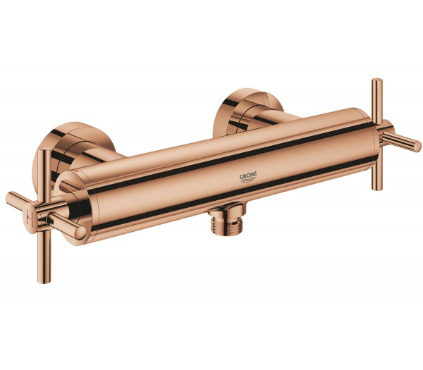 Смеситель для душа GROHE Atrio двухвентильный, внешнего монтажа, теплый закат глянец 