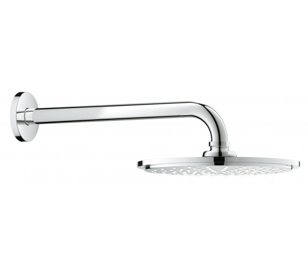 Верхний душ с кронштейном GROHE Rainshower Cosmopolitan Metal, диаметр 210 мм, хром 