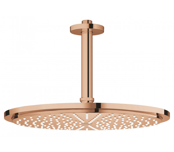 Верхний душ GROHE Rainshower с потолочным кронштейном, теплый закат глянец (26067DA0)