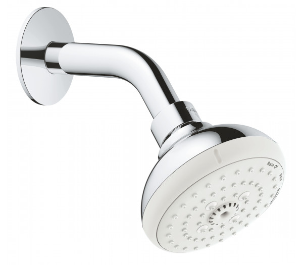 Верхний душ GROHE New Tempesta 100 III с душевым кронштейном, хром 