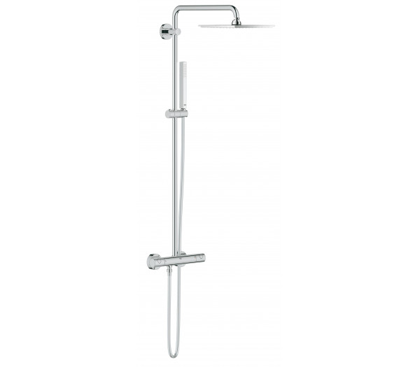 Душевая система с термостатом для настенного монтажа, GROHE Euphoria System 230, хром