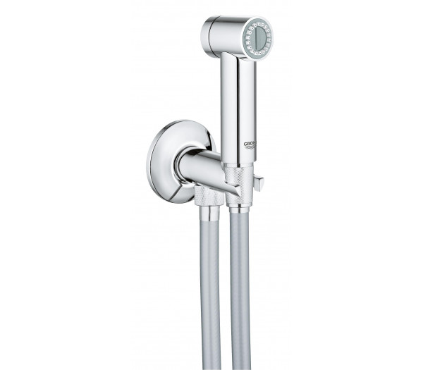 Гигиенический душ с угловым вентилем, 1 вид струи, GROHE Sena Trigger Spray 35, хром