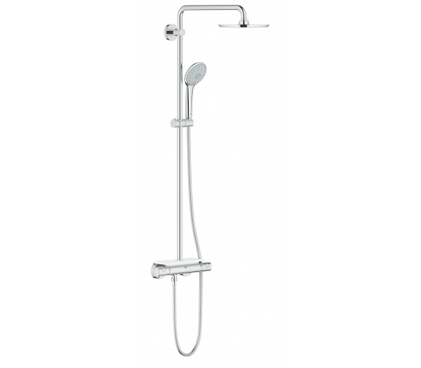 Душевая система GROHE Euphoria 210 с термостатическим смесителем и полочкой, хром 