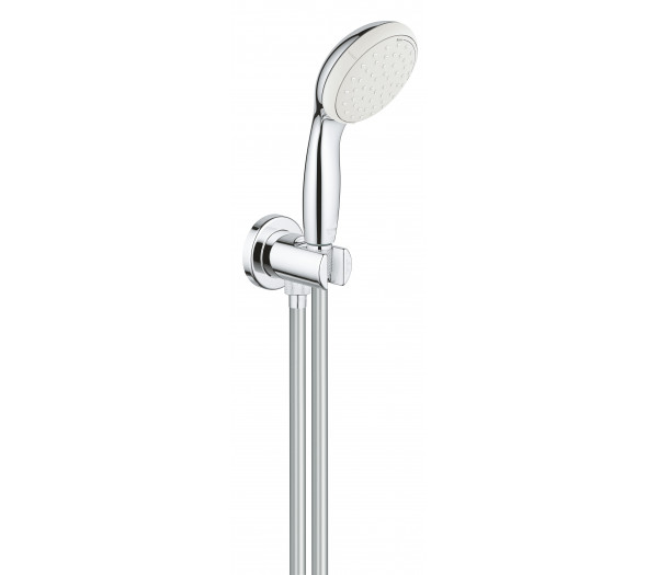 Душевой набор GROHE New Tempesta 100 с ручным душем и подключением для душевого шланга, хром