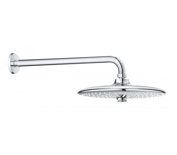 Верхний душ с душевым кронштейном 380 мм, 3 режима струи, GROHE Euphoria 260, хром (26458000)