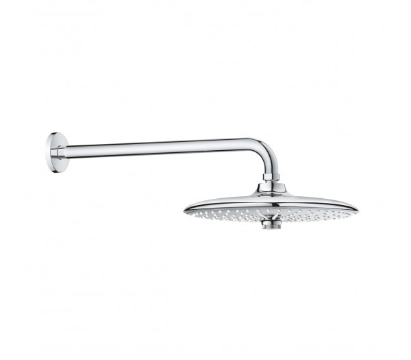 Верхний душ с душевым кронштейном 380 мм, 3 режима струи, GROHE Euphoria 260, хром (26459000)