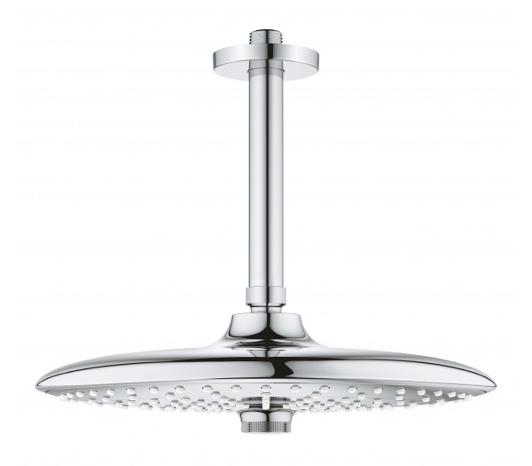 Верхний душ GROHE Euphoria 260 SmartControl с полочным душевым кронштейном 142 мм, хром 