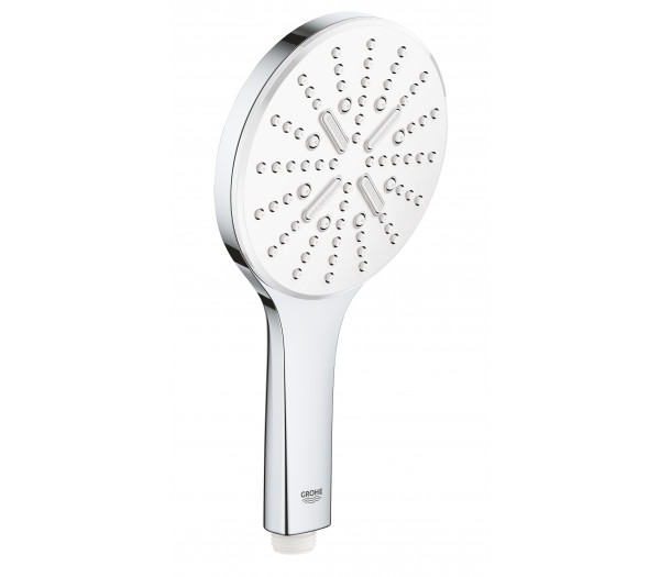 Ручной душ GROHE Rainshower SmartActive 130, 3 вида струй, белая луна 