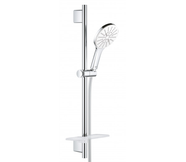 Душевой гарнитур GROHE Rainshower SmartActive 130, 3 вида струй, белая луна 