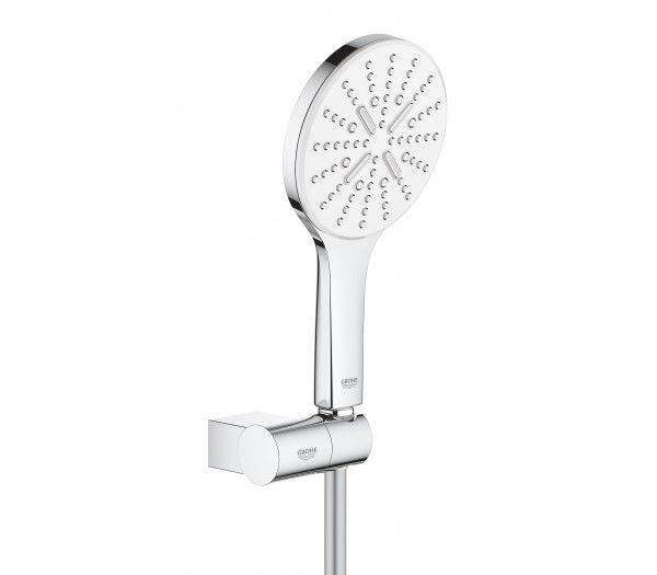 Душевой набор GROHE Rainshower SmartActive 130, 3 вида струй, белая луна 