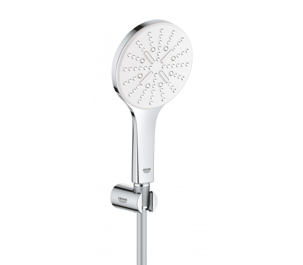 Душевой набор GROHE Rainshower SmartActive 130, 3 вида струй, белая луна 