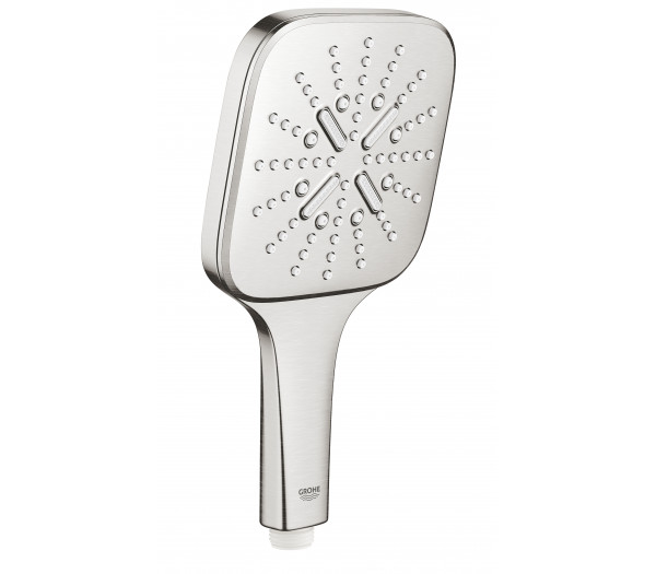 Ручной душ Grohe Rainshower SmartActive 130 Cube, суперсталь 