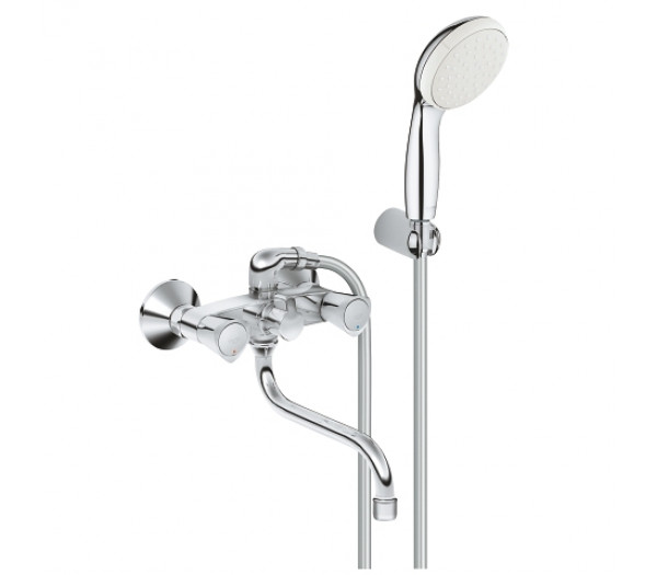 Смеситель для ванны GROHE Costa S универсальный, с душевым гарнитуром, хром (2679210A)