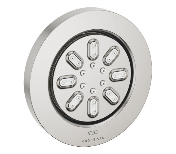 Боковой душ GROHE Rainshower Aqua, круглый, 2 режима струи, суперсталь 