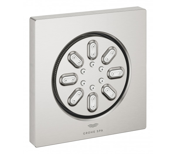 Боковой душ GROHE Rainshower Aqua, квадратный, 2 режима струи, суперсталь (26802DC0)